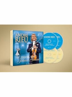Andr&egrave; Rieu - Thank You Johann Strauss 3CD &amp; DVD NEU